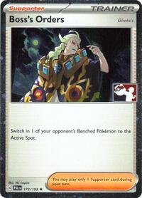 Boss's Orders - 172/193 (Cosmos Holo) (172) - Prize Pack Series Cards