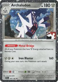 Archaludon - 107/142 (Cosmos Holo) (107) - Prize Pack Series Cards