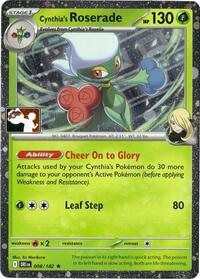 Cynthia's Roserade - 008/182 (Cosmos Holo) (8) - Prize Pack Series Cards
