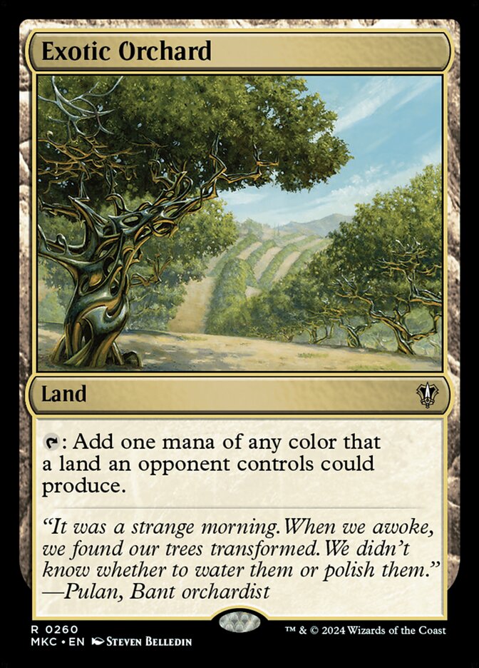 Exotic Orchard (260) - Murders at Karlov Manor Commander (MKC)