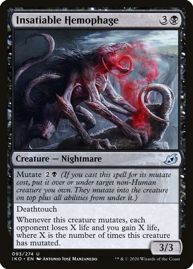 Insatiable Hemophage (93) - Ikoria: Lair of Behemoths (IKO)