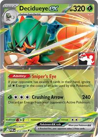 Decidueye ex (12) - Prize Pack Series Cards