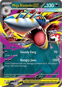 Mega Sharpedo ex (61) - Prize Pack Series Cards