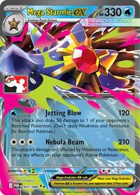 Mega Starmie ex (21) - Prize Pack Series Cards