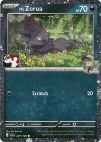 N's Zorua - 097/159 (Cosmos Holo) (97) - Prize Pack Series Cards