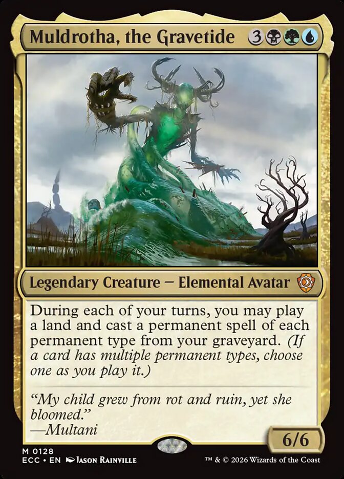 Muldrotha, the Gravetide (128) - Lorwyn Eclipsed Commander (ECC)