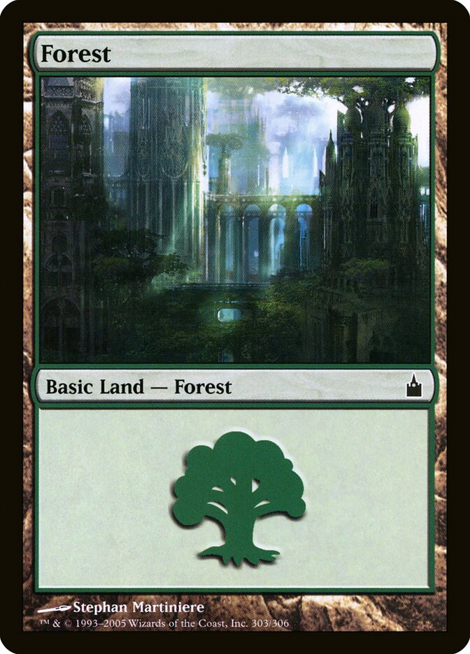 Forest (303) - Ravnica: City of Guilds (RAV)