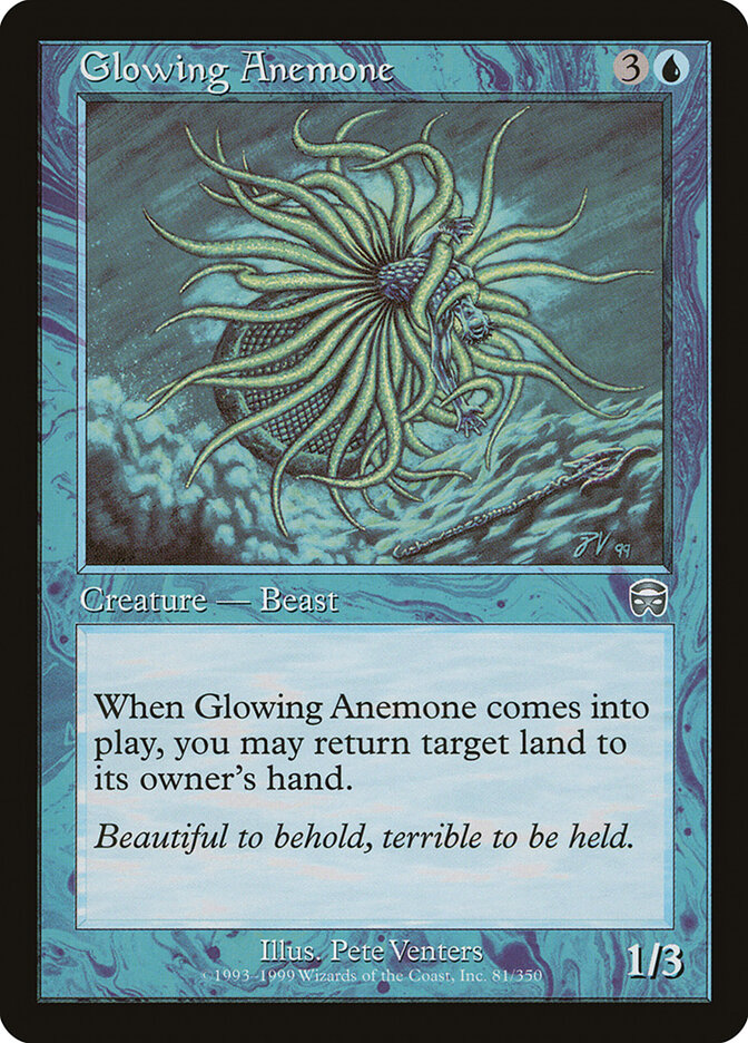 Glowing Anemone (81) - Mercadian Masques (MMQ)
