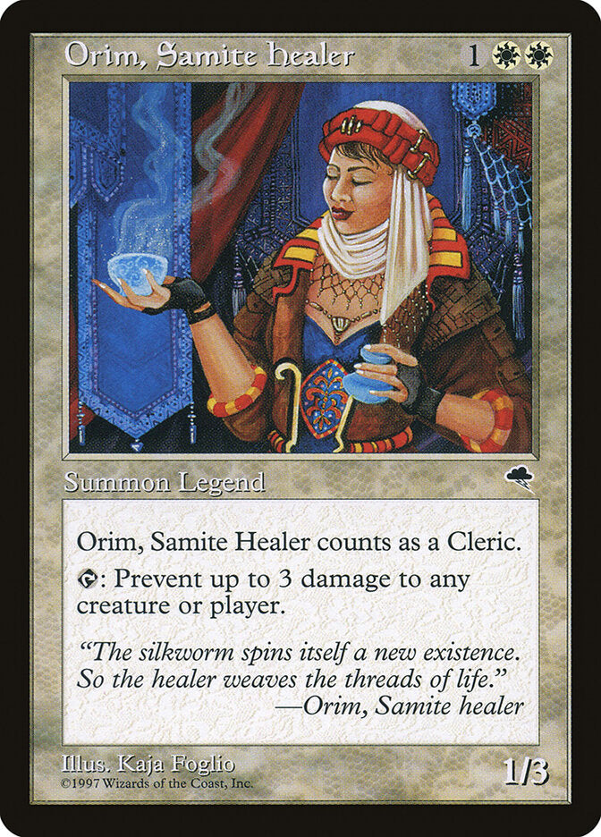 Orim, Samite Healer (33) - Tempest (TMP)