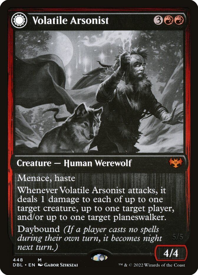 Volatile Arsonist // Dire-Strain Anarchist - Innistrad: Double Feature (DBL)