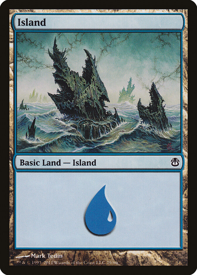 Island (79) - Duel Decks: Ajani vs. Nicol Bolas (DDH)
