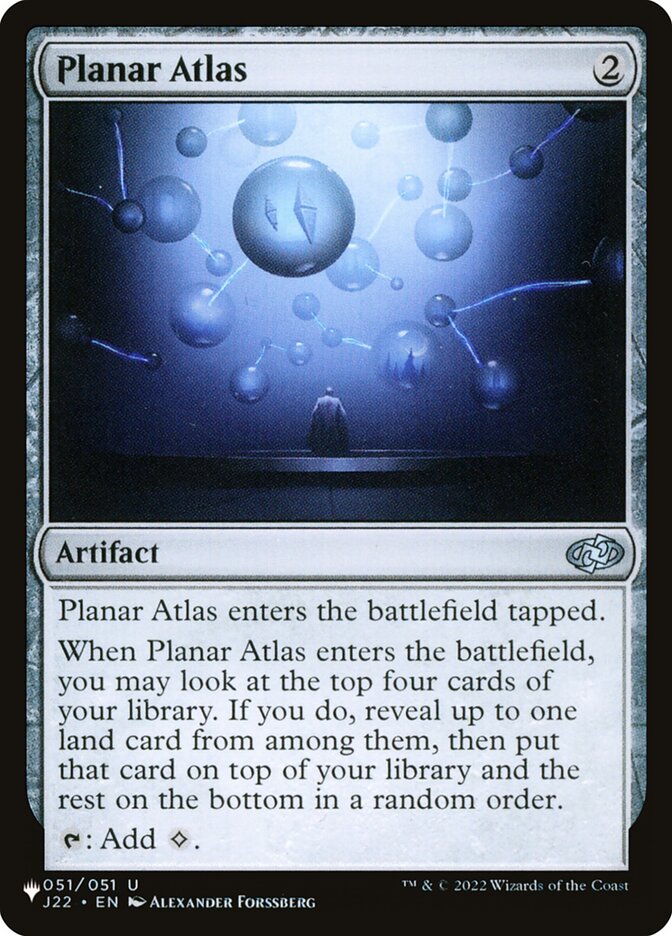 Planar Atlas (J22-51) - The List (PLST)