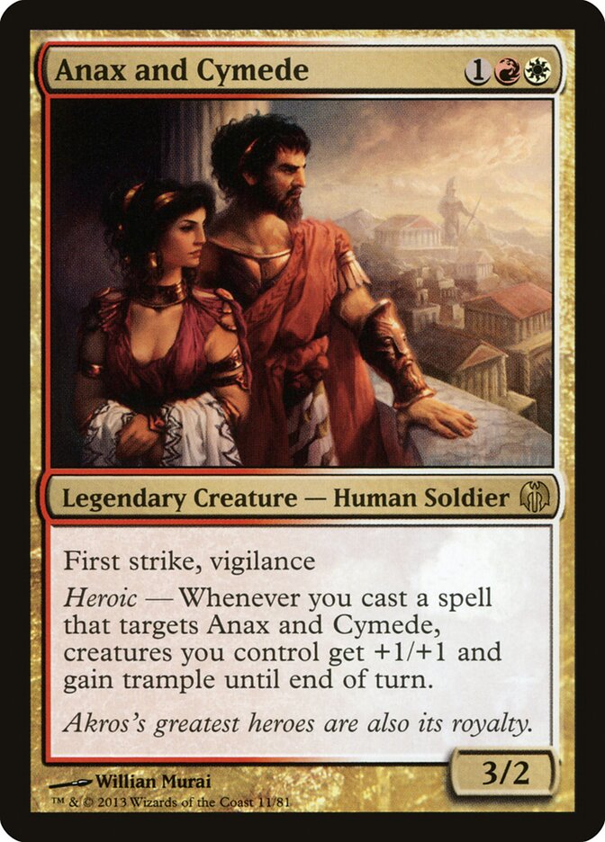 Anax and Cymede (11) - Duel Decks: Heroes vs. Monsters (DDL)