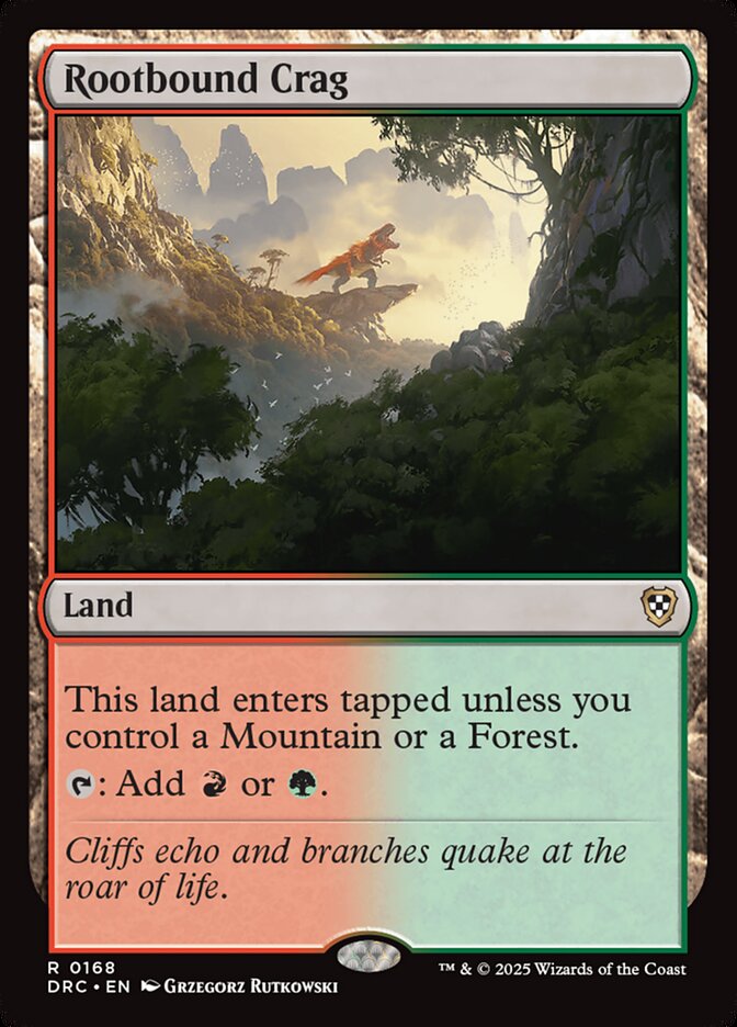 Rootbound Crag - Aetherdrift Commander (DRC)