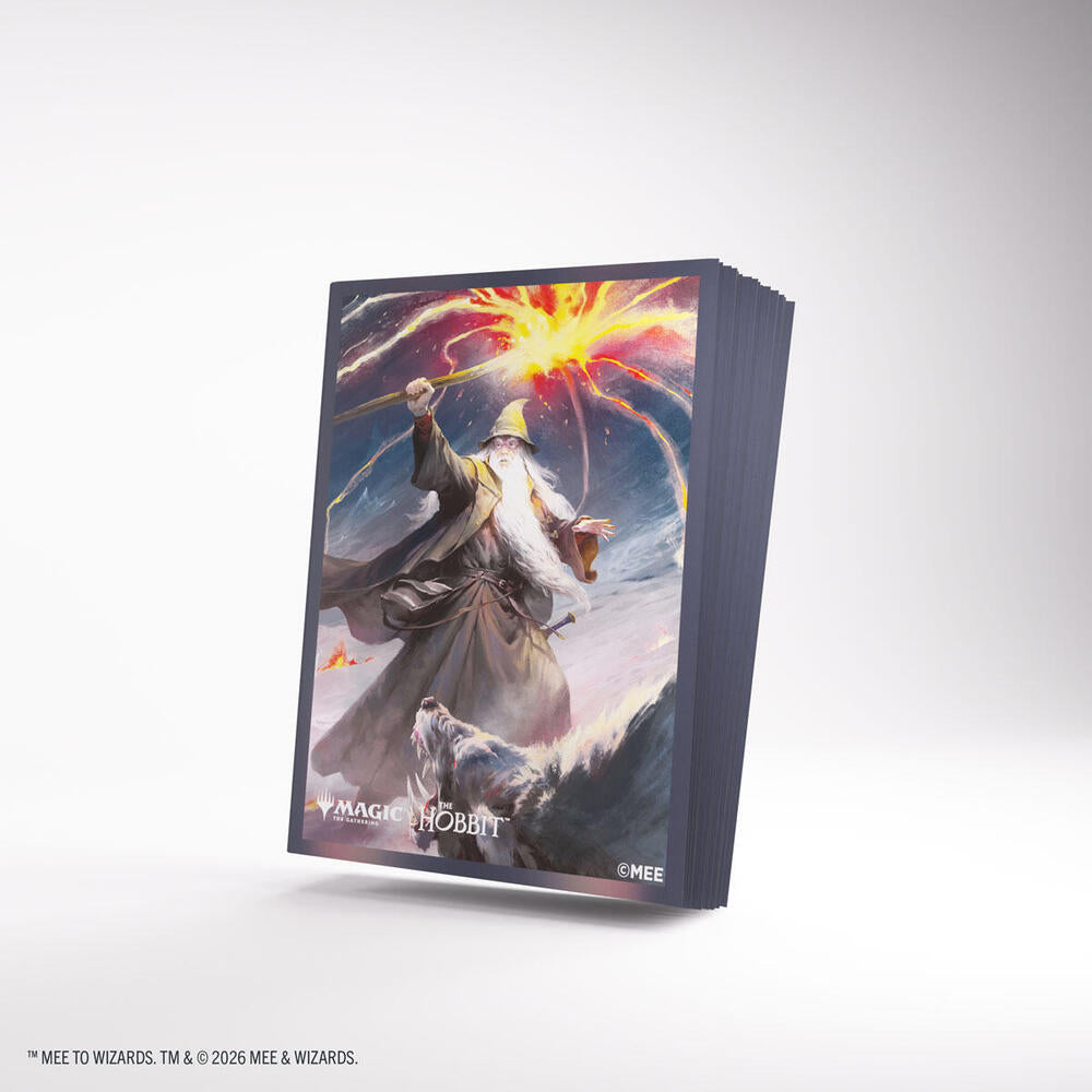 Magic: The Gathering The Hobbit Premium Art Sleeves - Gandalf, Shadow's Foe - GameGenic Card Sleeves