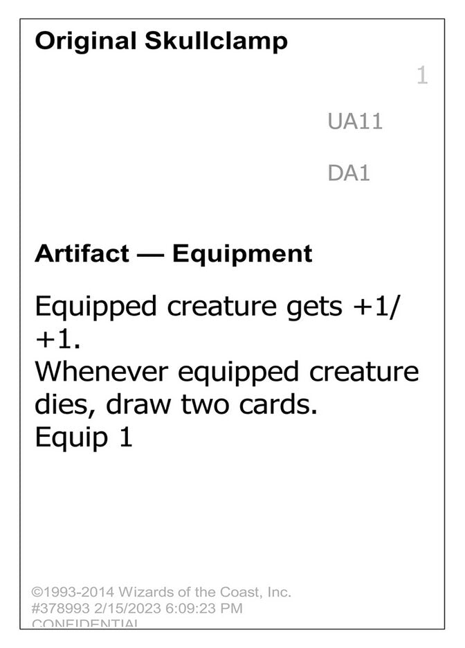 Original Skullclamp (UA11) - Unknown Event (UNK)