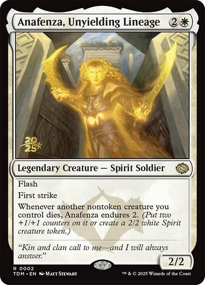 Anafenza, Unyielding Lineage (2s) - Tarkir: Dragonstorm Promos (PTDM)