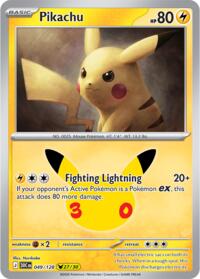 Pikachu (49) - ME: 30th Celebration (30C)