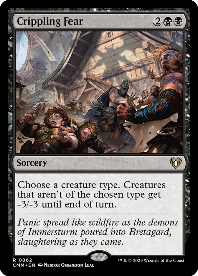 Crippling Fear (862) - Commander Masters (CMM)