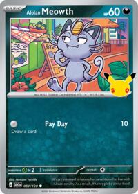 Alolan Meowth (89) - ME: 30th Celebration (30C)