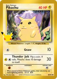 Pikachu (58) - ME: 30th Celebration Classic Collection (30C)