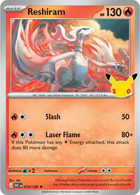 Reshiram (14) - ME: 30th Celebration (30C)