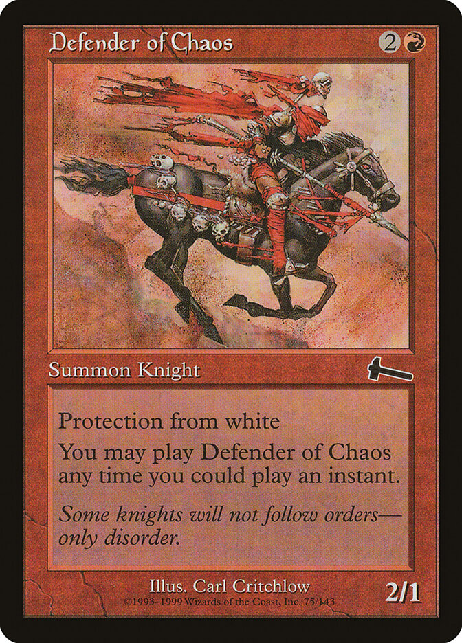 Defender of Chaos (75) - Urza's Legacy (ULG)