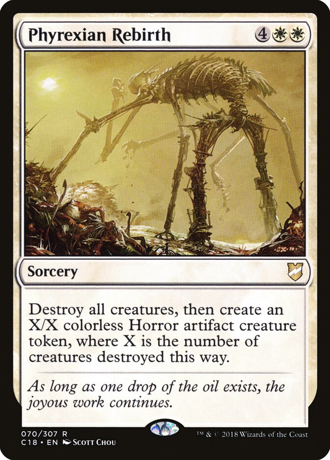 Phyrexian Rebirth (70) - Commander 2018 (C18)