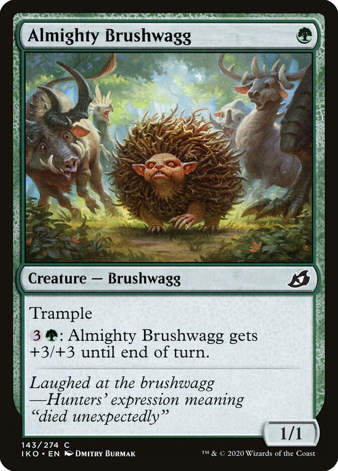 Almighty Brushwagg (143) - Ikoria: Lair of Behemoths (IKO)