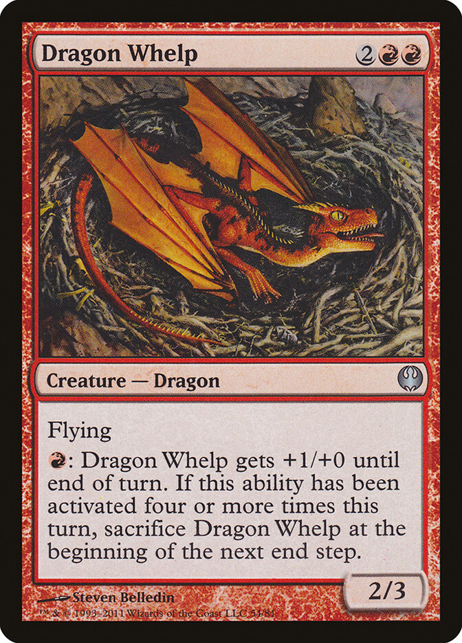 Dragon Whelp (54) - Duel Decks: Knights vs. Dragons (DDG)
