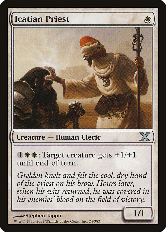 Icatian Priest (24) - Tenth Edition (10E)