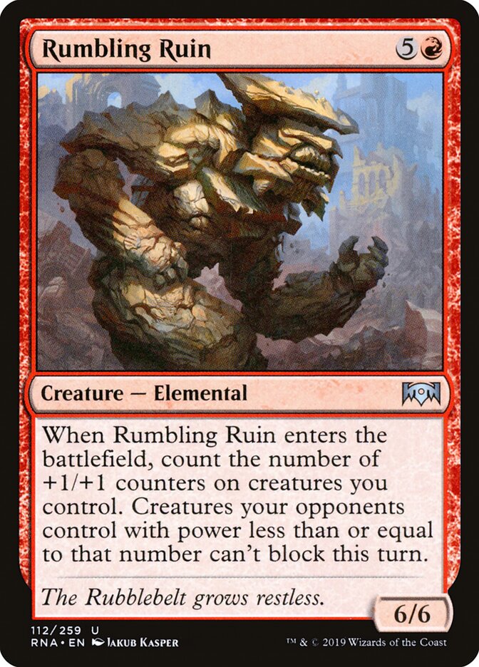 Rumbling Ruin (112) - Ravnica Allegiance (RNA)