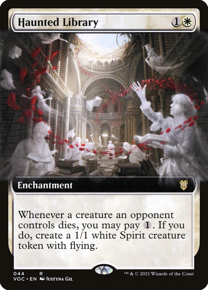Haunted Library (44) - Crimson Vow Commander (VOC)