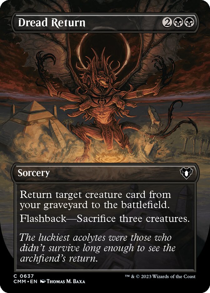 Dread Return (637) - Commander Masters (CMM)