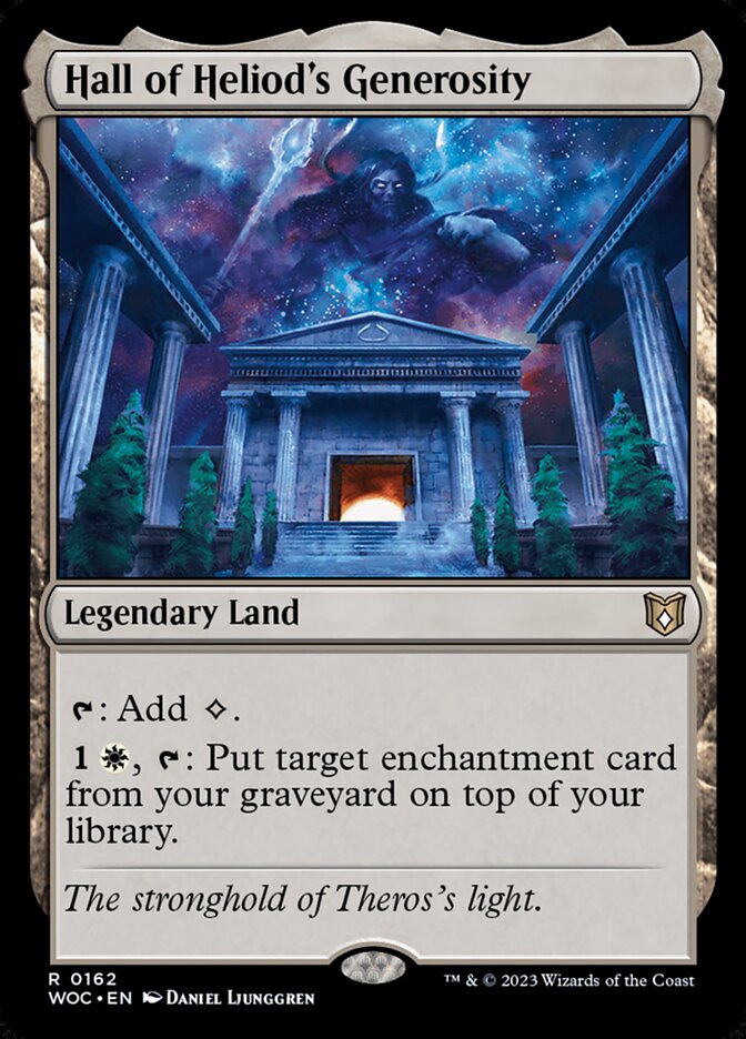 Hall of Heliod's Generosity (162) - Wilds of Eldraine Commander (WOC)