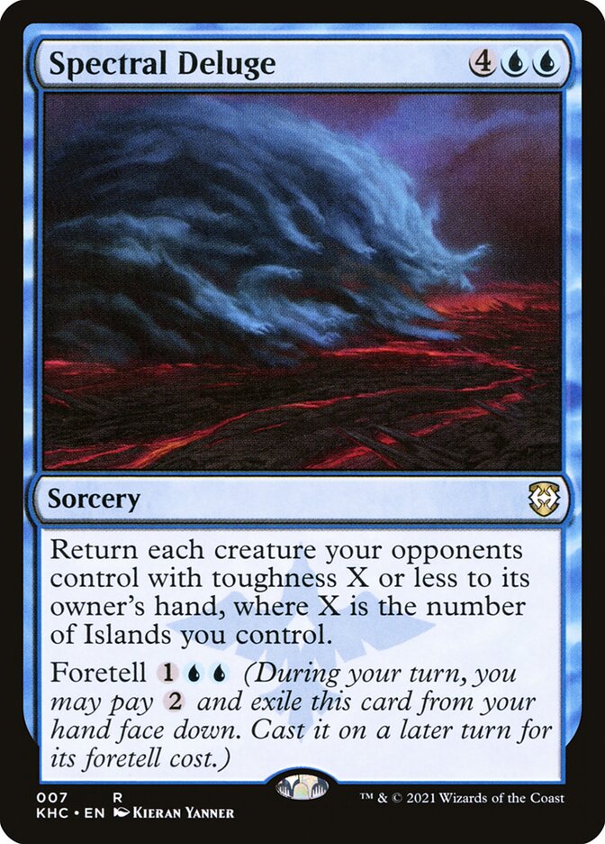 Spectral Deluge (7) - Kaldheim Commander (KHC)