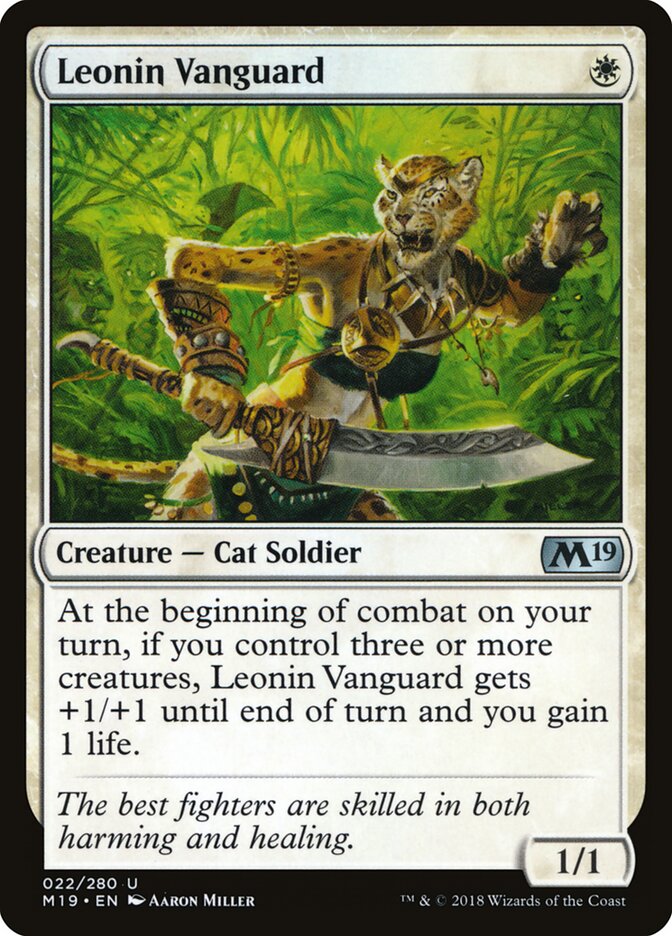 Leonin Vanguard (22) - Core Set 2019 (M19)