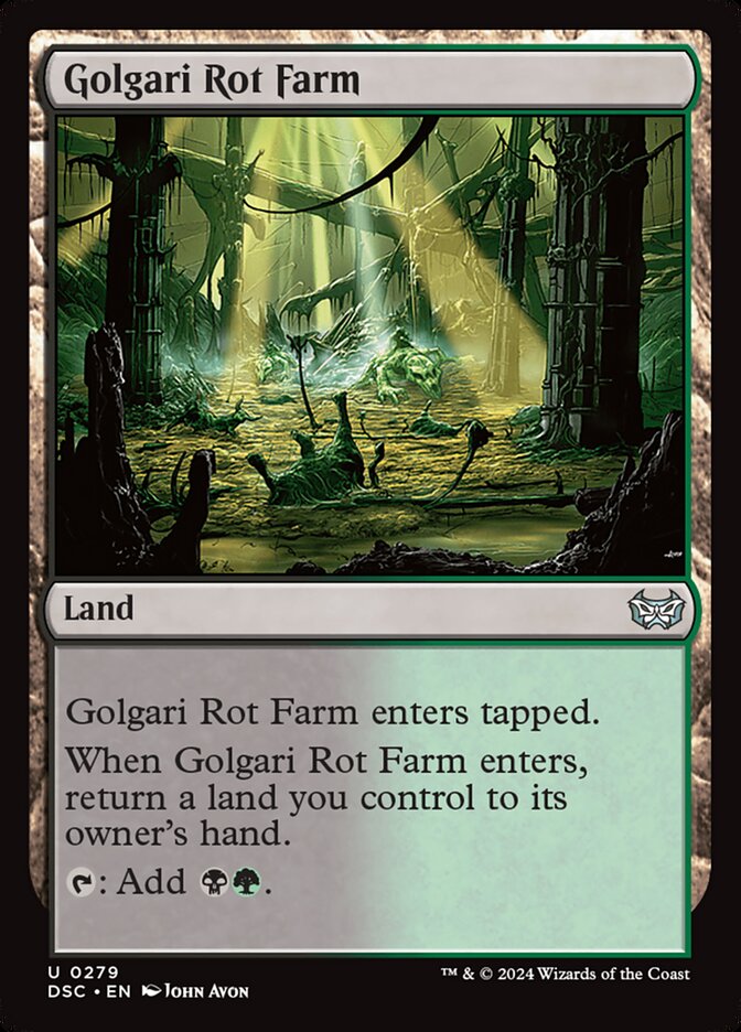 Golgari Rot Farm (279) - Duskmourn: House of Horror Commander (DSC)