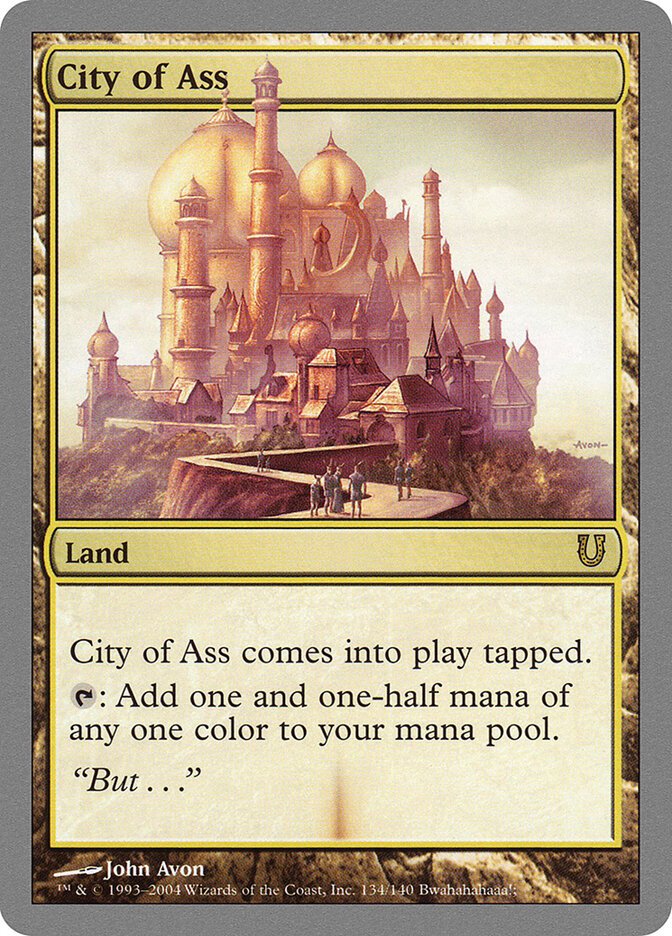 City of Ass (134) - Unhinged (UNH)