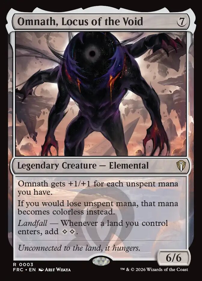 Omnath, Locus of the Void (3) - Reality Fracture Commander (FRC)