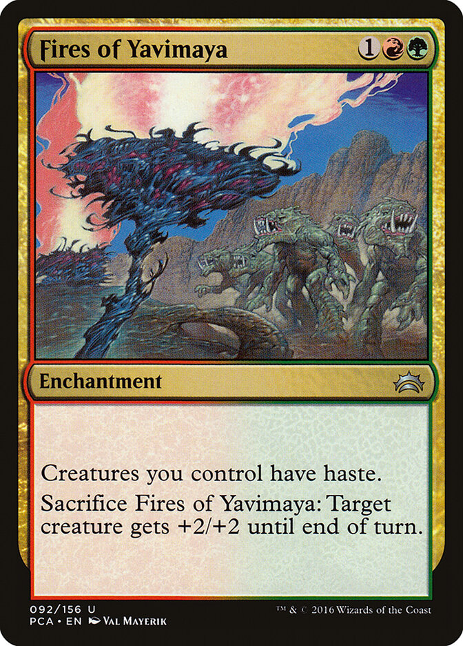 Fires of Yavimaya (92) - Planechase Anthology (PCA)