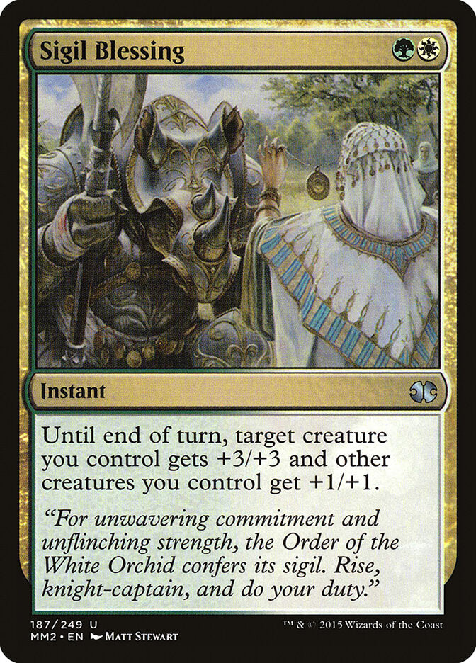 Sigil Blessing (187) - Modern Masters 2015 (MM2)