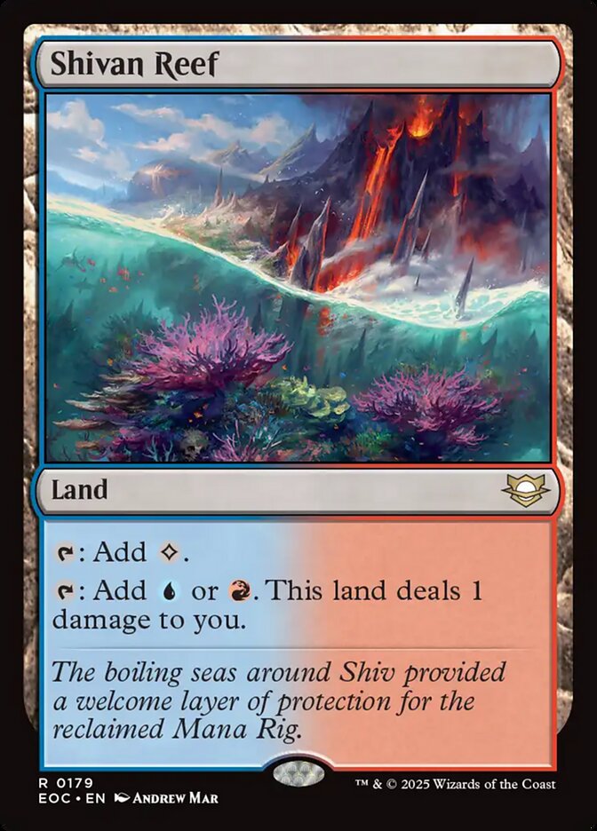 Shivan Reef (179) - Edge of Eternities Commander (EOC)