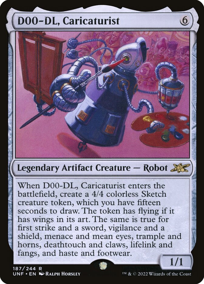 D00-DL, Caricaturist (187) - Unfinity (UNF)