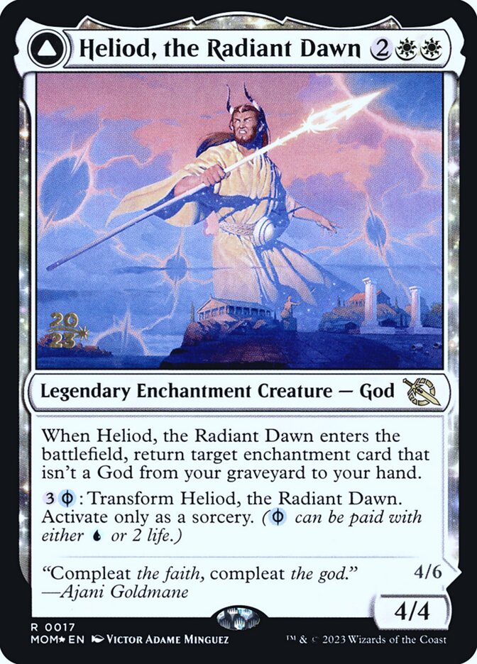 Heliod, the Radiant Dawn // Heliod, the Warped Eclipse (17s) - March of the Machine Promos (PMOM)