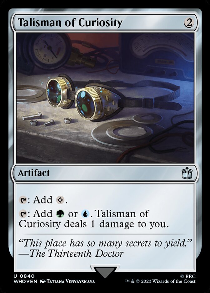 Talisman of Curiosity (840) - Doctor Who (WHO)