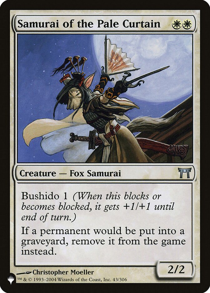 Samurai of the Pale Curtain (CHK-43) - The List (PLST)