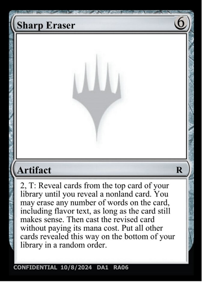 Sharp Eraser (RA06d) - Unknown Event (UNK)