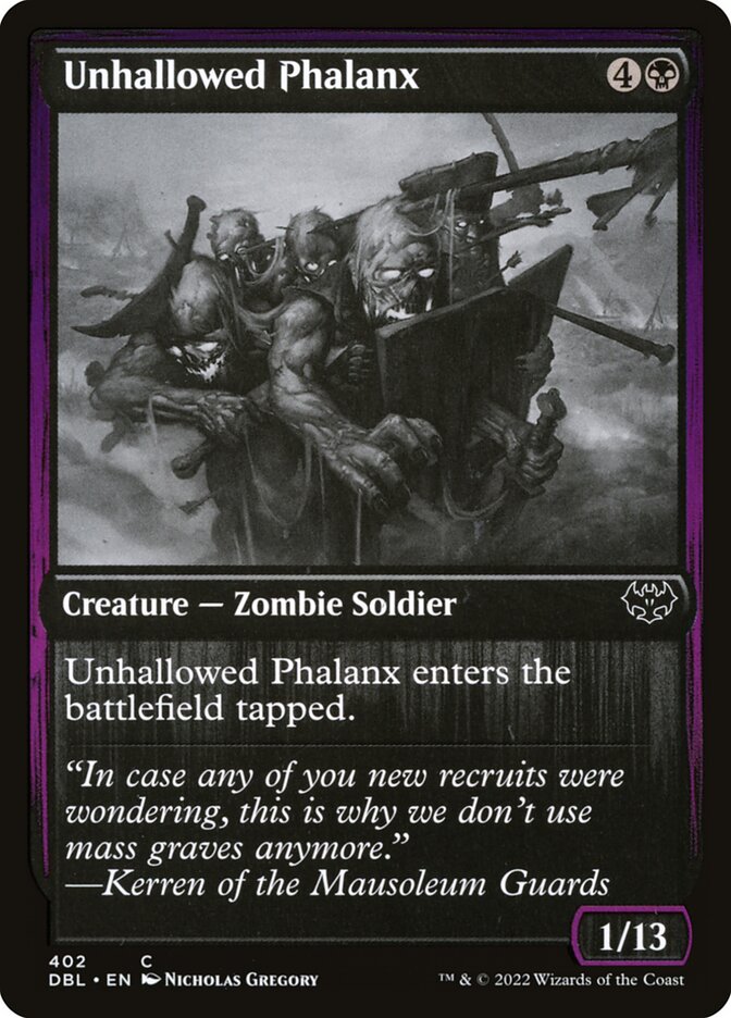 Unhallowed Phalanx - Innistrad: Double Feature (DBL)