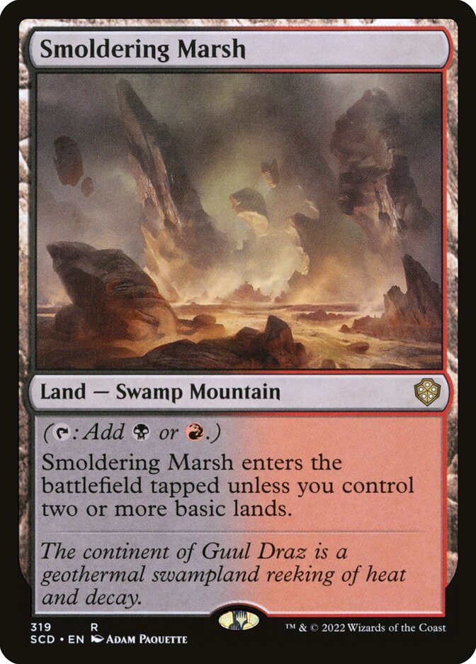 Smoldering Marsh (319) - Starter Commander Decks (SCD)
